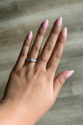 Sterling Silver Engagement Ring