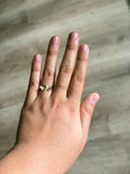Sterling Silver Tricolor Butterfly Ring