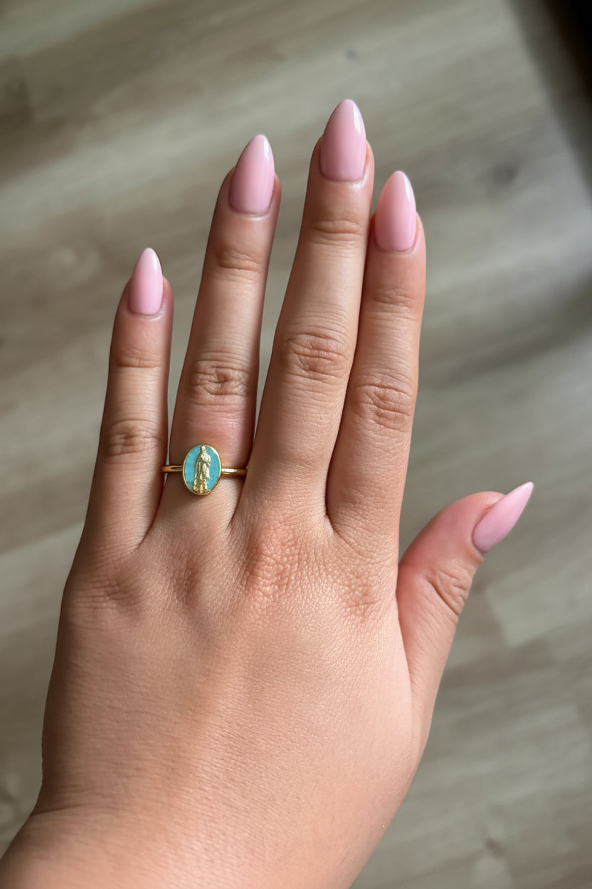Gold Filled Virgin Mary Ring