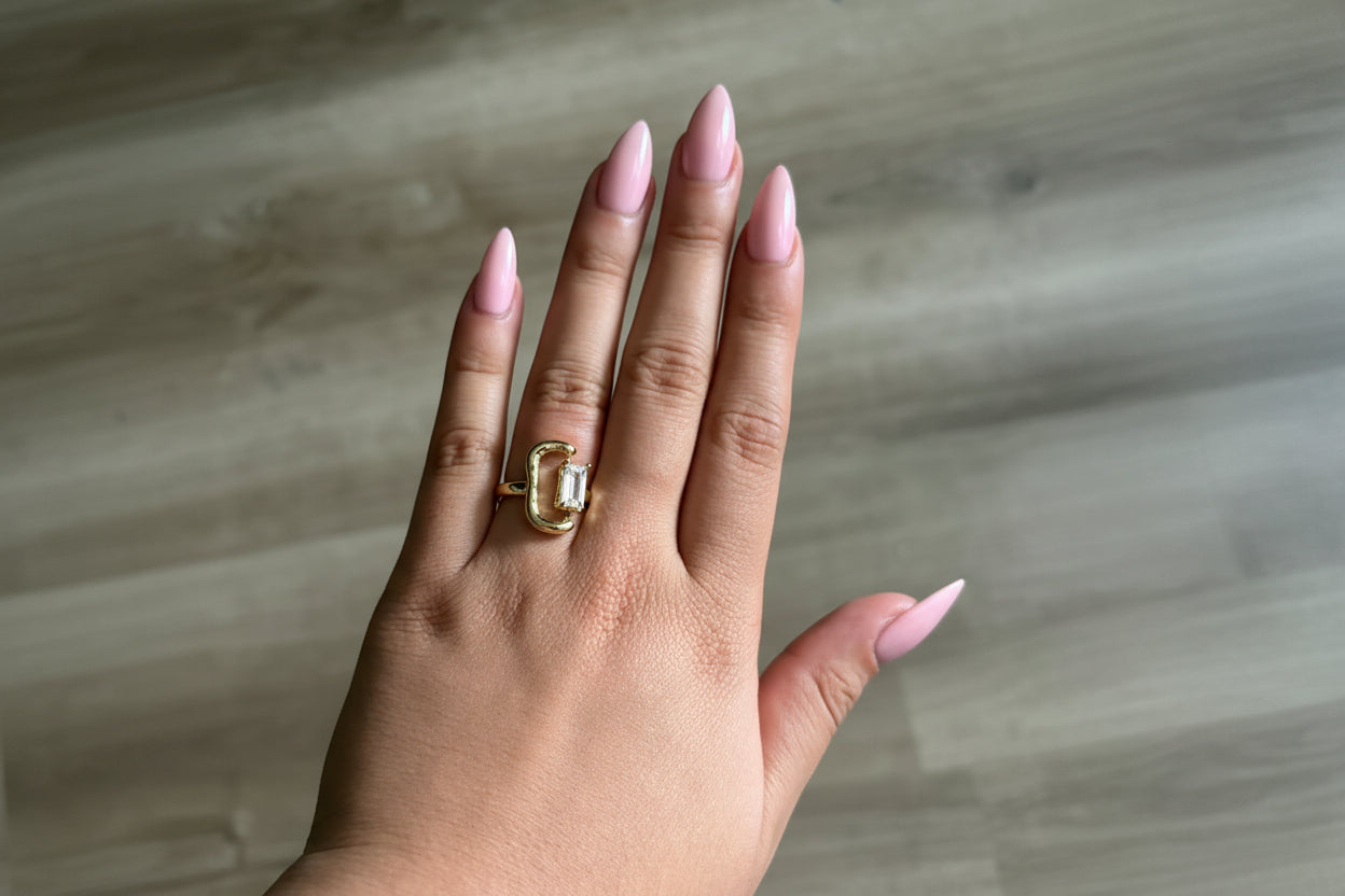 Baguette Curved Ring