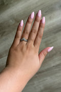 Chevron Mixed Metal Ring