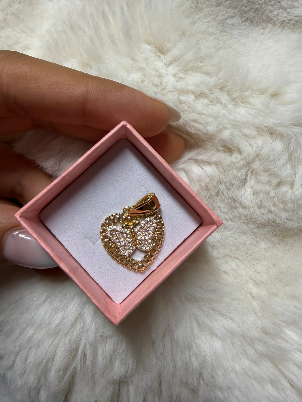 BUTTERFLY ROLEX HEART NECKLACES