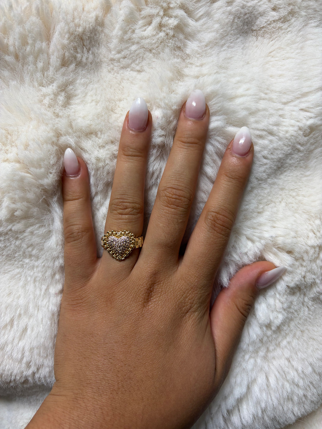 HEART ROLEX RING