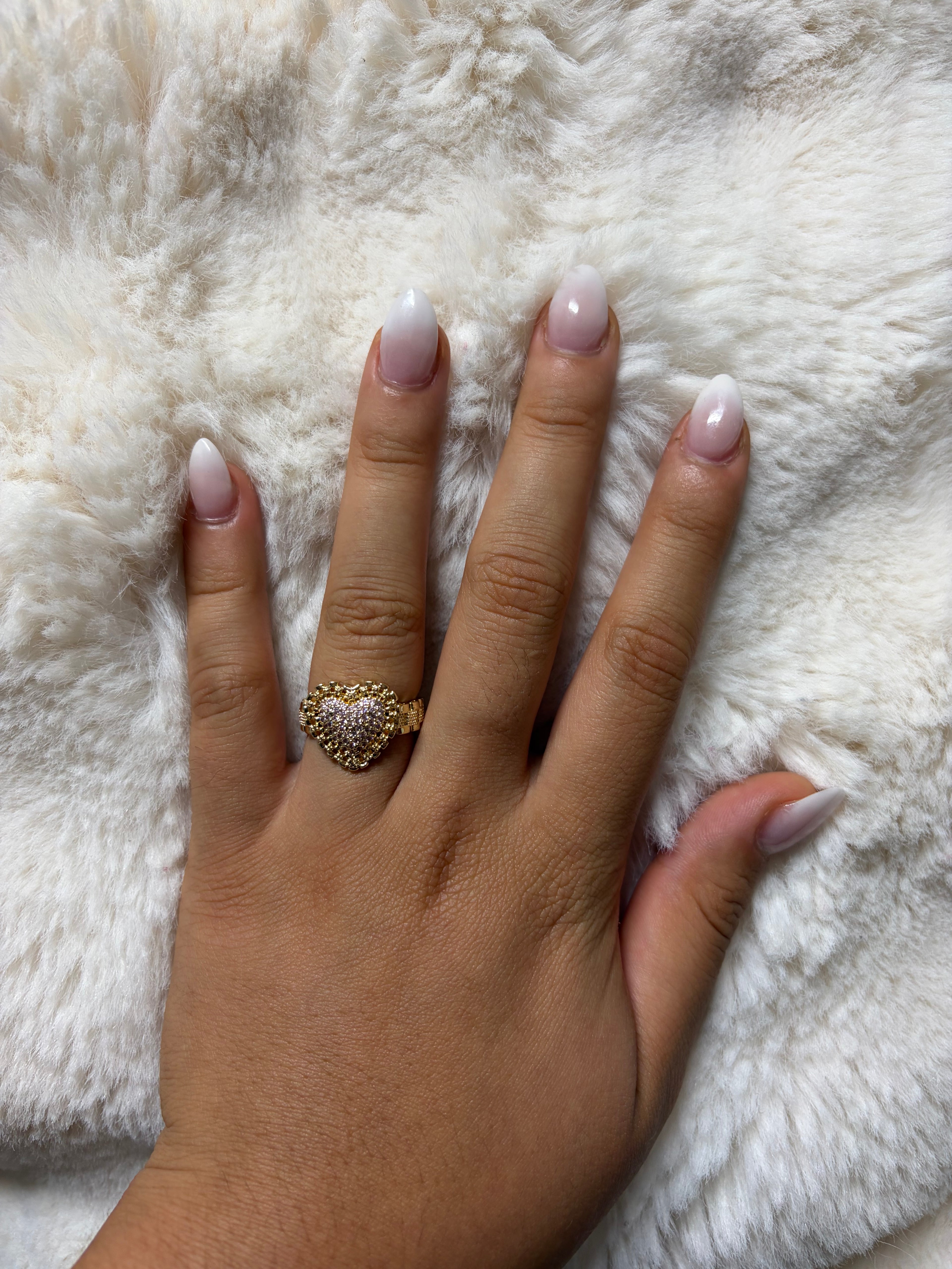 HEART ROLEX RING