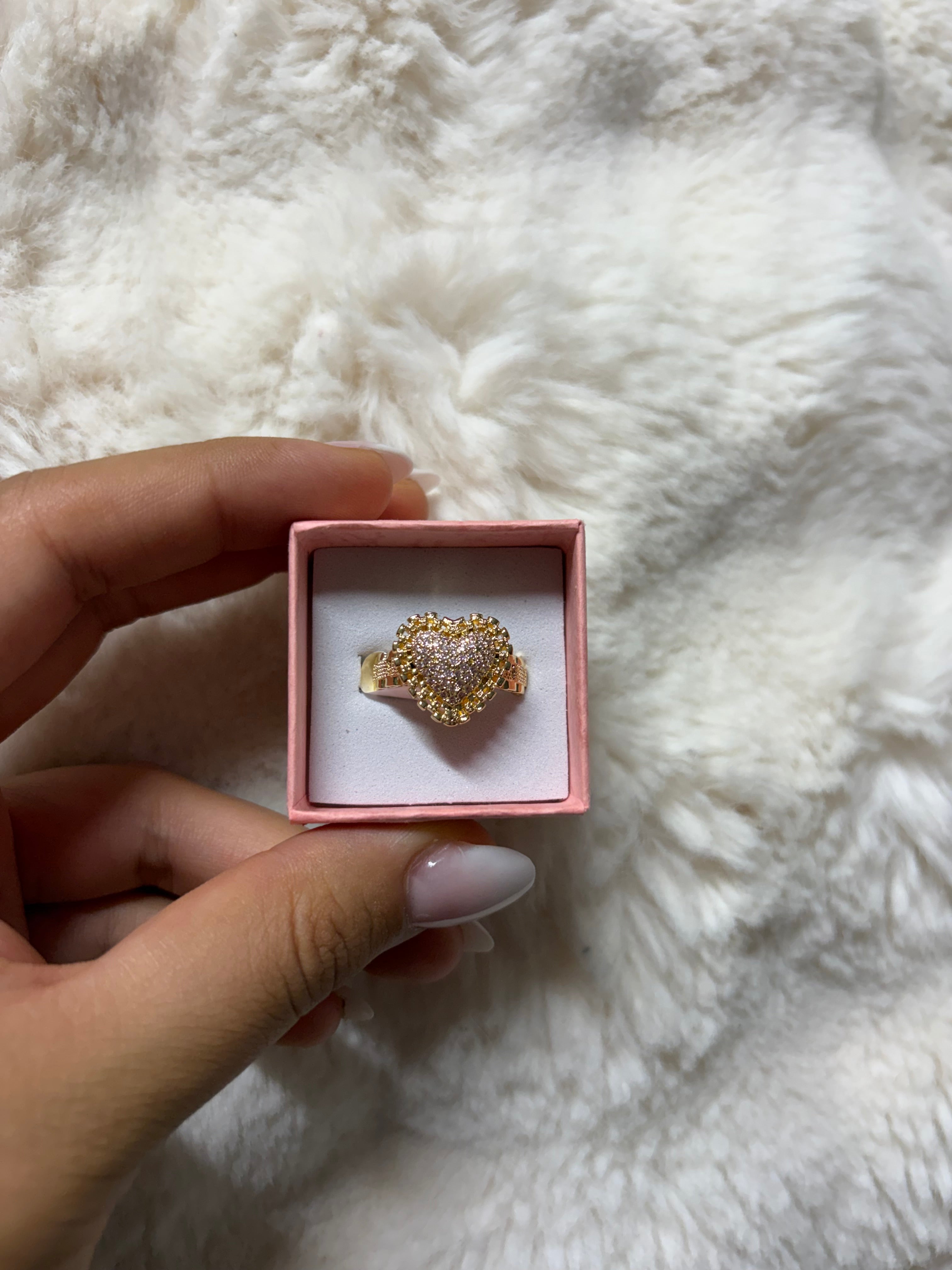 HEART ROLEX RING