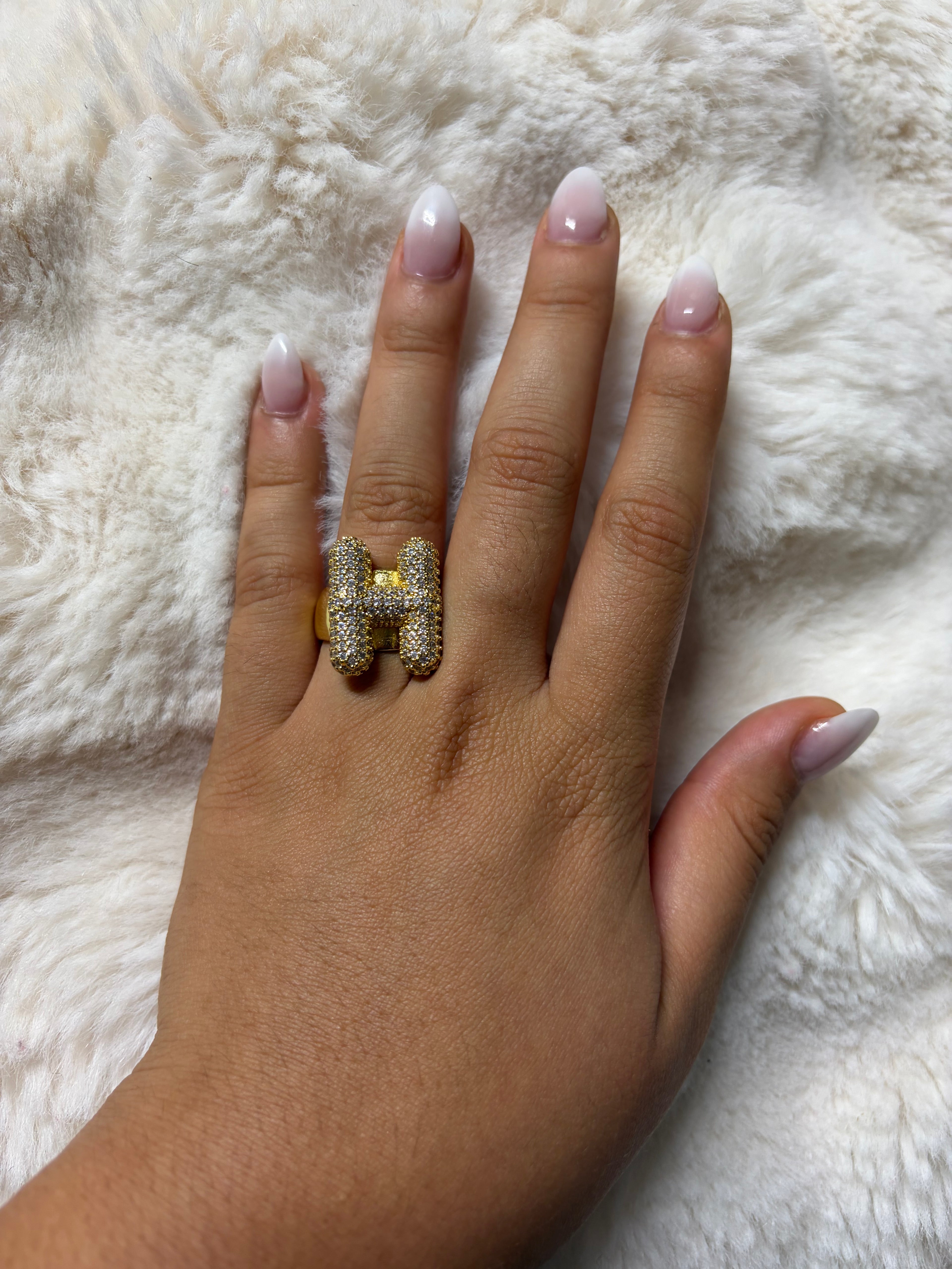 LETTER "H" ADJUSTABLE RING