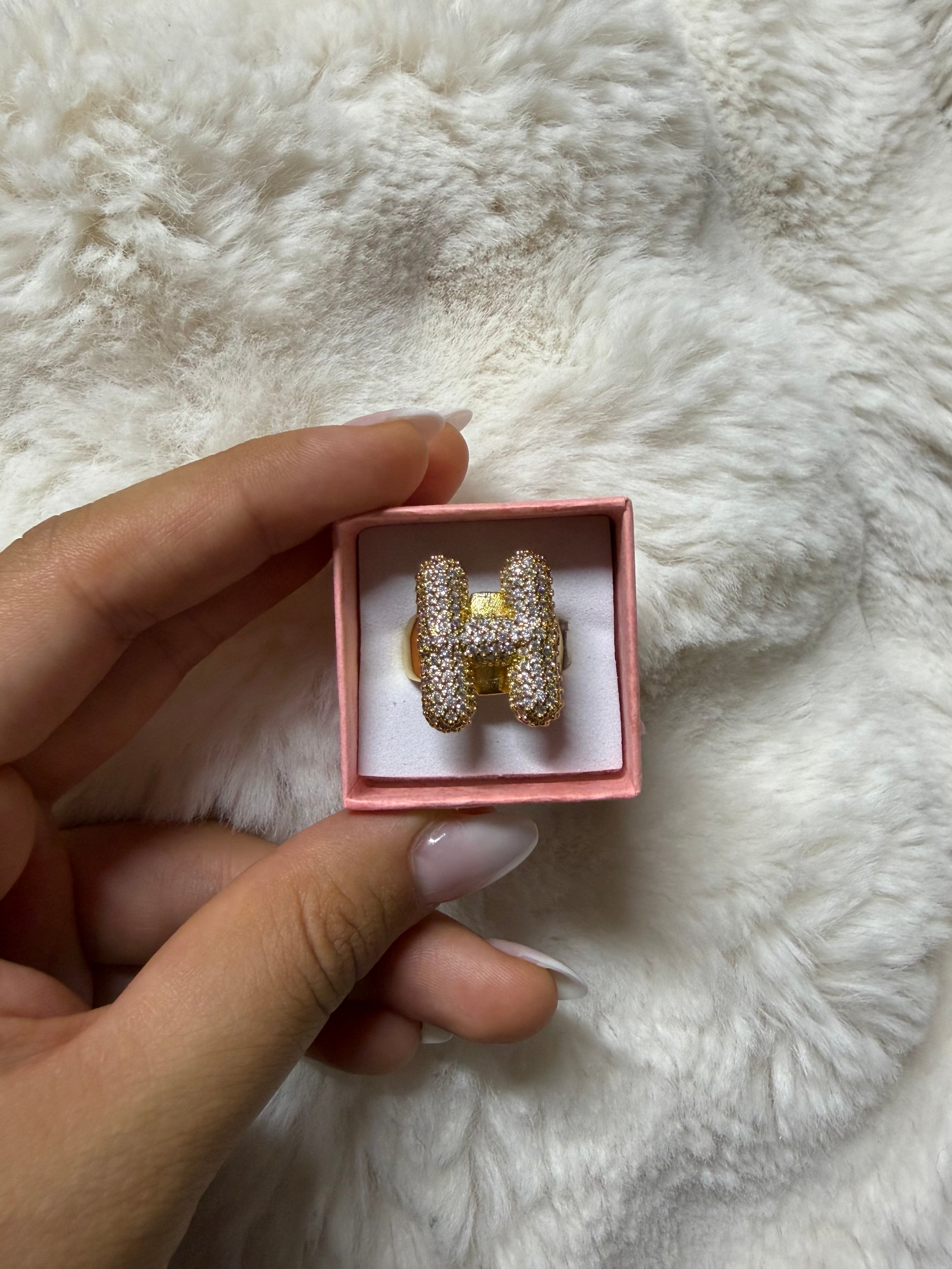 LETTER "H" ADJUSTABLE RING