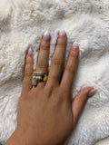 LETTER "F" ADJUSTABLE RING
