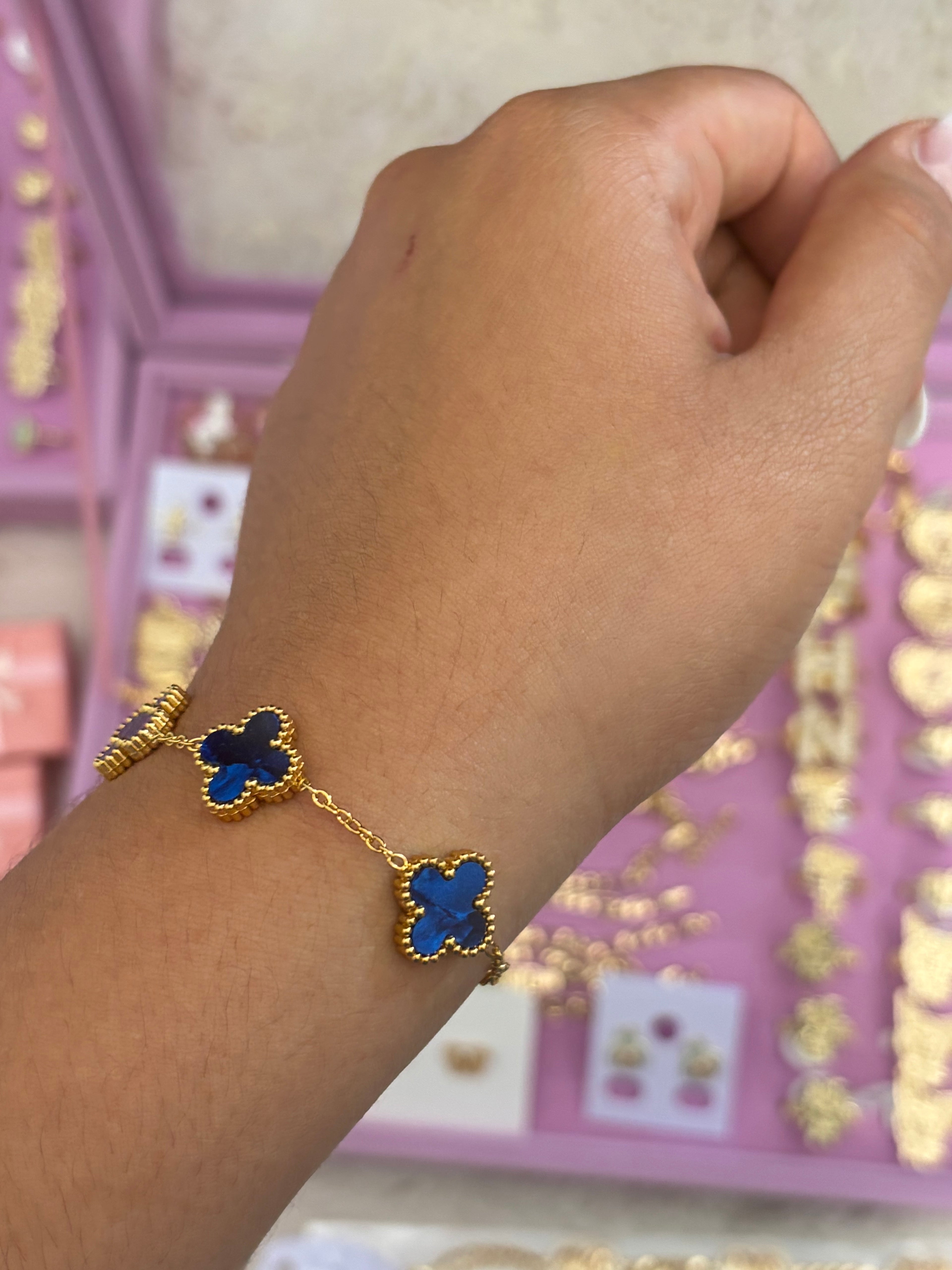 BLUE STERLING SILVER