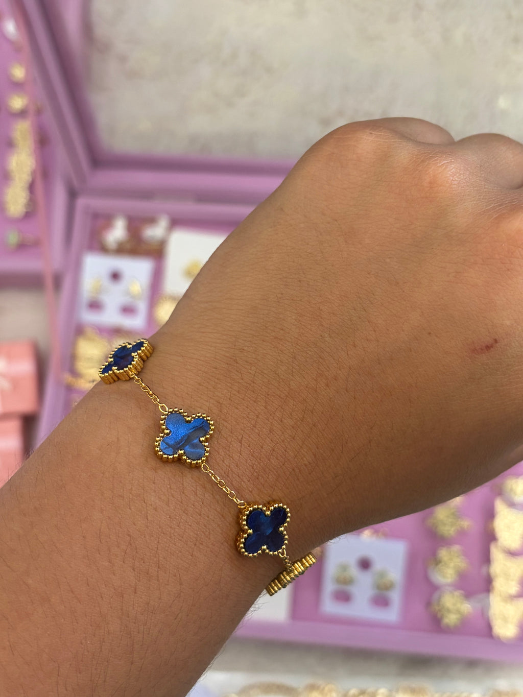 BLUE STERLING SILVER