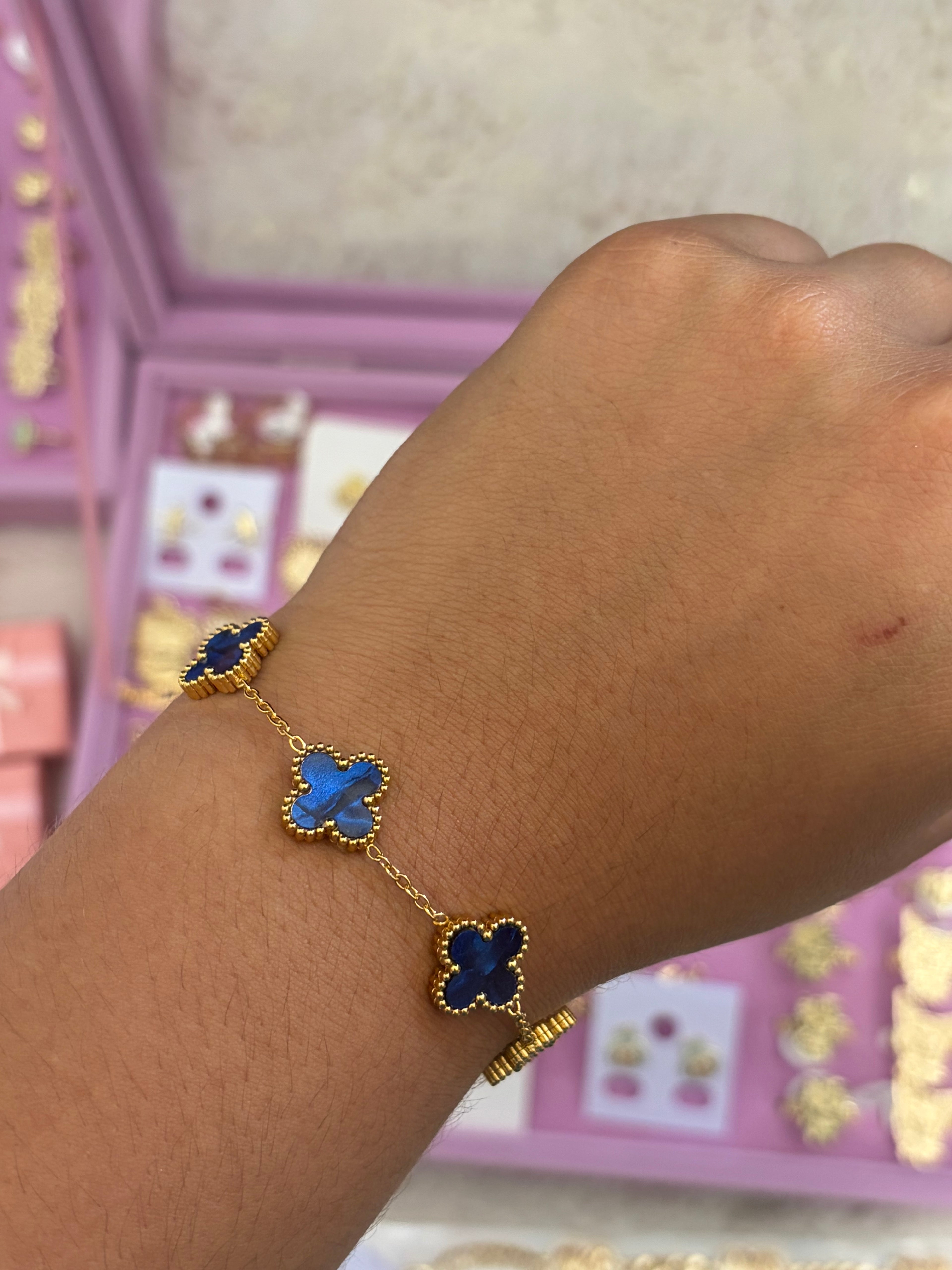 BLUE STERLING SILVER