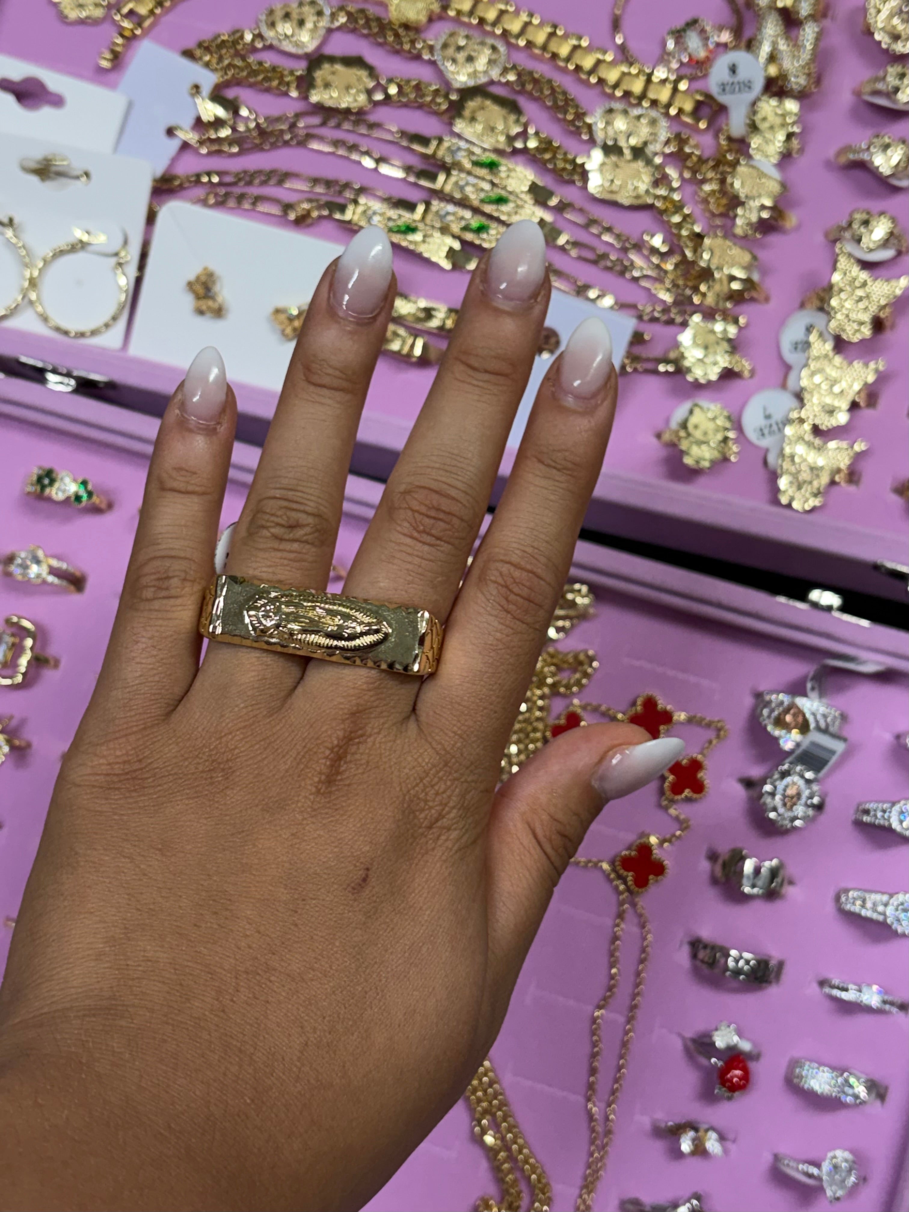 SOLID VIRGENCITA DOUBLE RING