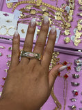 PINK VIRGENCITA DOUBLE RING