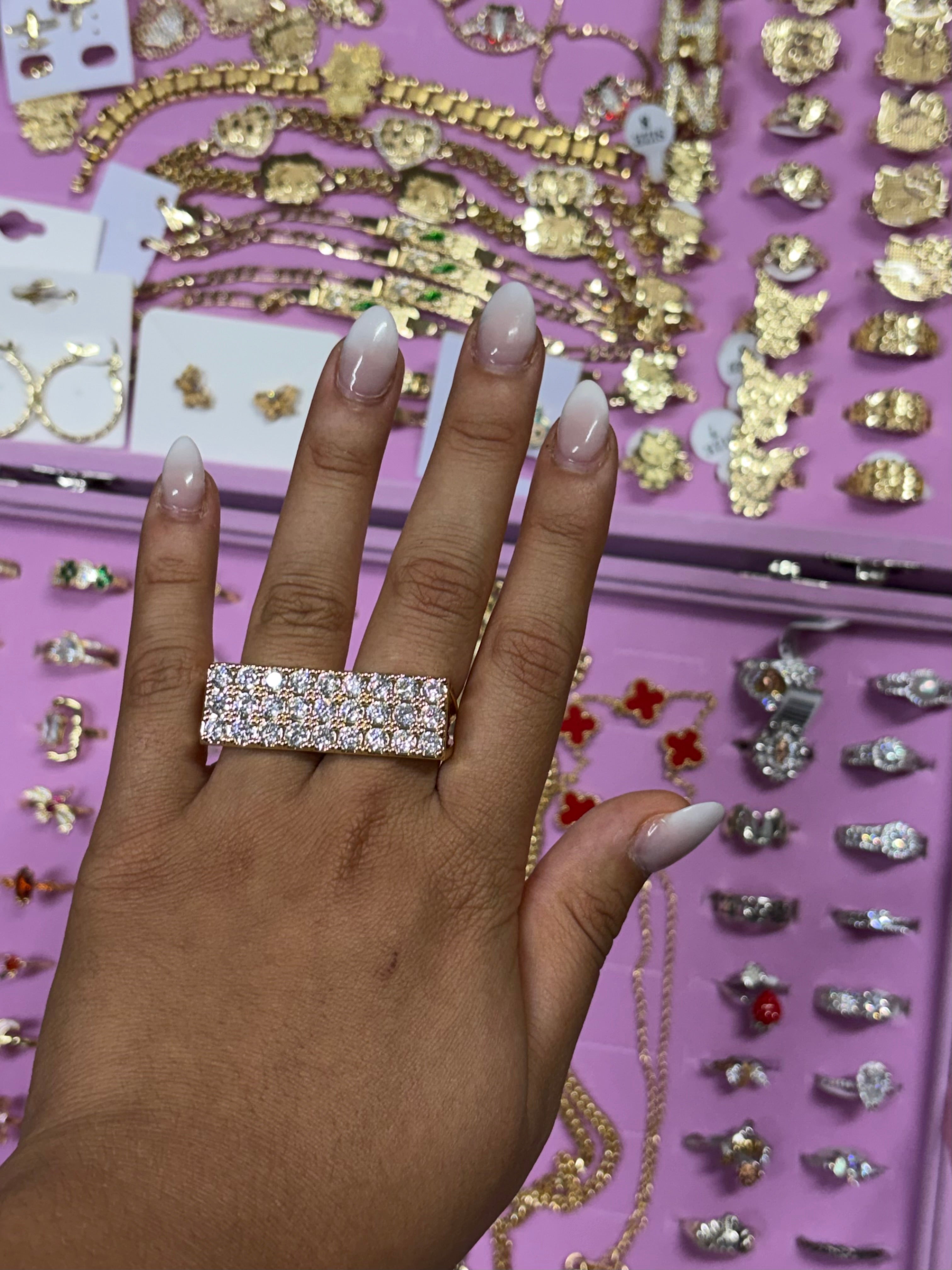 BLING BLING DOUBLE RING