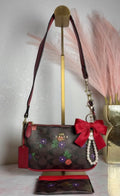 ROSE PURSE SET OF 2 WITH BOW