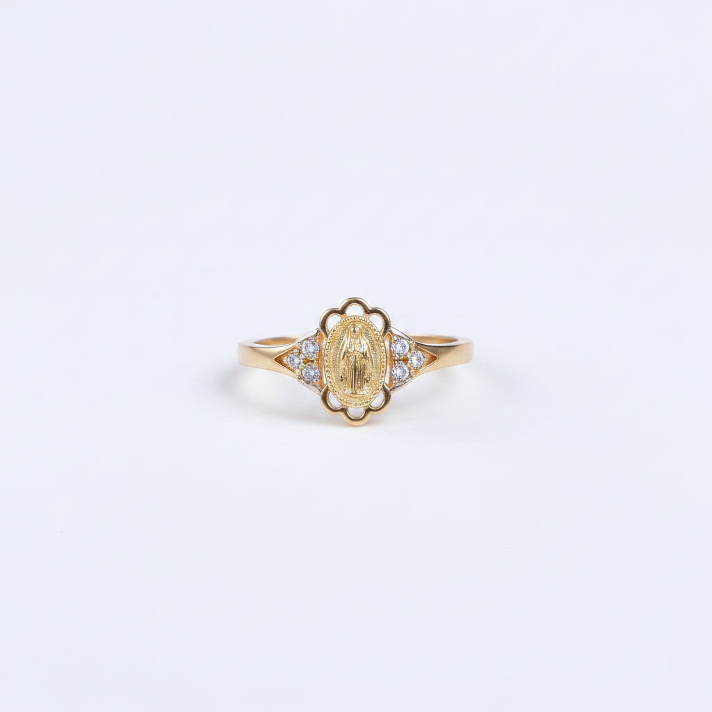 14K Gold Filled Lady Guadalupe Ring
