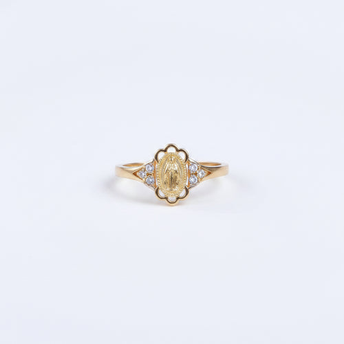 14K Gold Filled Lady Guadalupe Ring